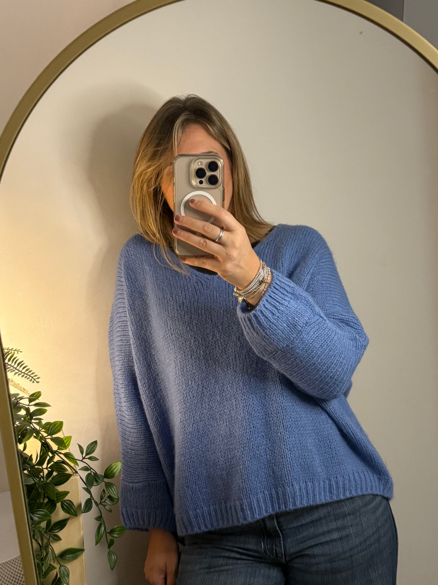 The Isla - Styled Sleeve Oversize Knit