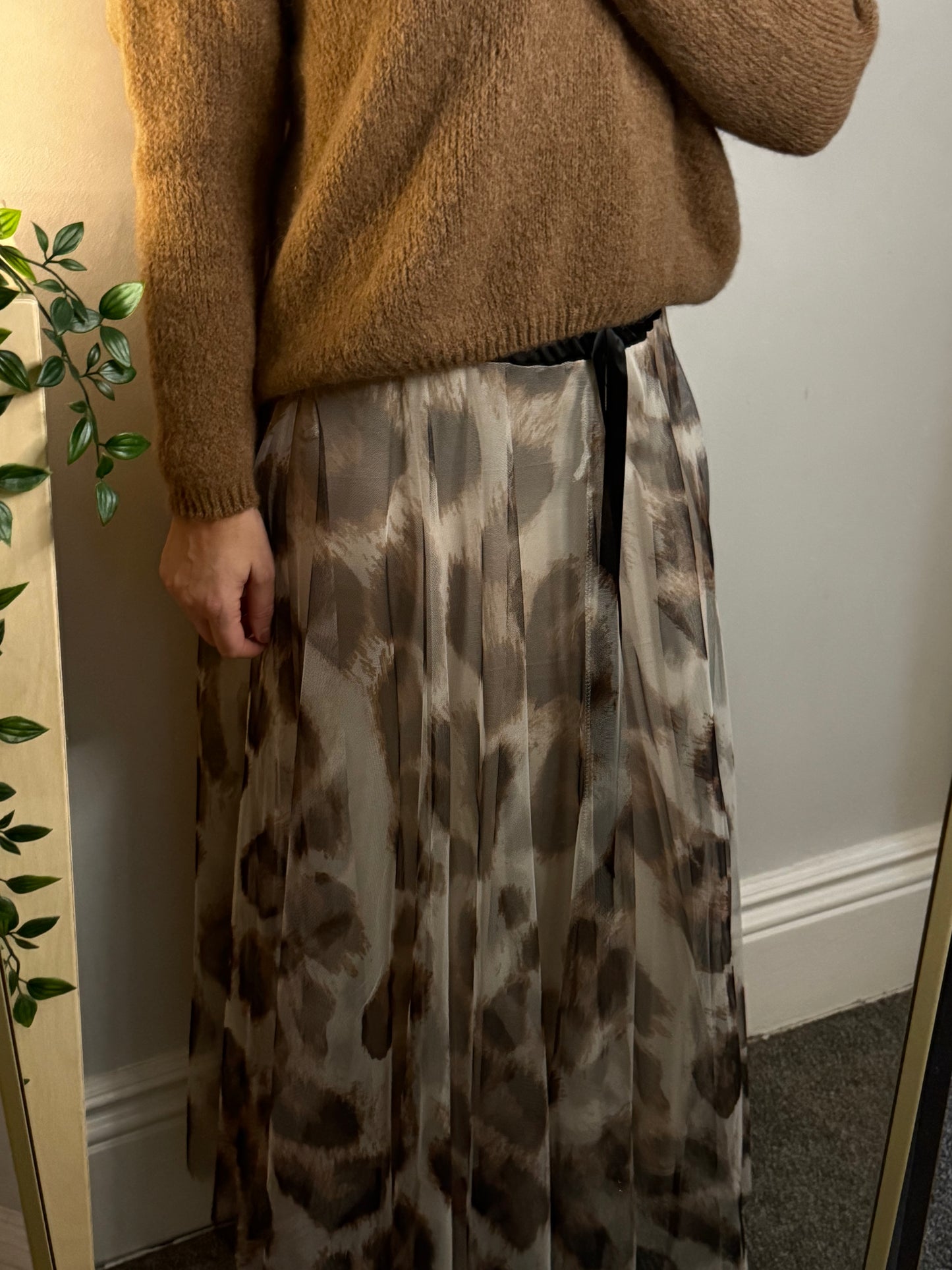 The Cleo - Leopard Print Skirt